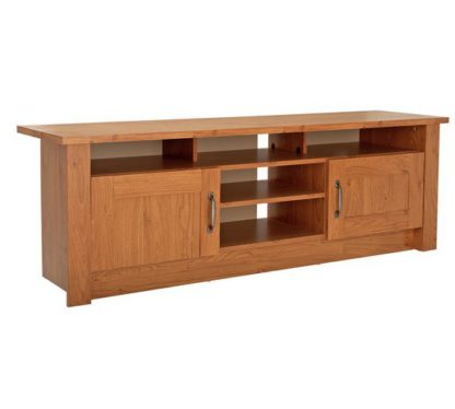 An Image of Argos Home Ohio TV Unit - Oak Effect