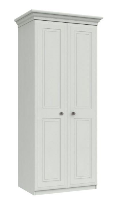 An Image of Rendlesham 2 Door Wardrobe - White