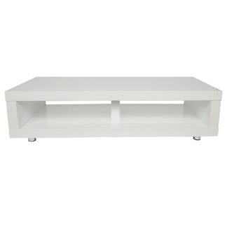 An Image of Puro White TV Stand White