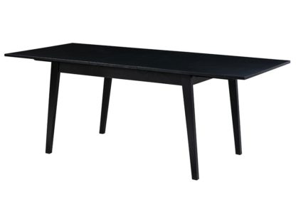 An Image of Capri Black Extending Dining Table