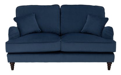 47902227c7aa89af012318ee228f6976b4b962d64708f8c76c04c5dc09598d81.jpg An Image of Habitat Matilda 2 Seater Velvet Sofa - Blue
