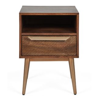 An Image of Anya Bedside Table Brown