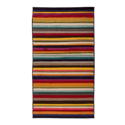 An Image of Spectrum Tango Rug Navy / Yellow