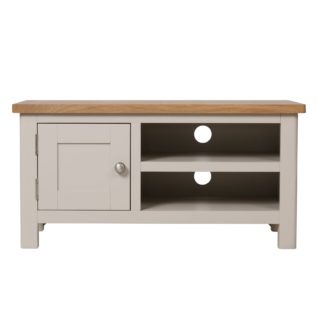 An Image of Reese TV Unit Grey and Brown