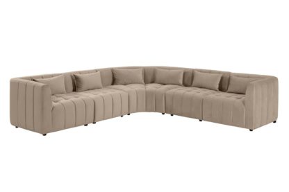 An Image of Essen Large Corner Sofa – Taupe