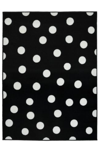 An Image of Homemaker Adorn Spot Rug - 120x170cm - Black