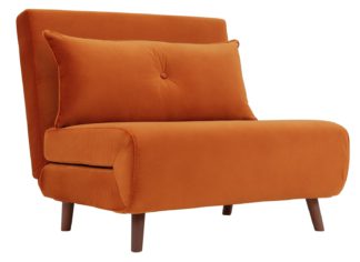 An Image of Habitat Roma Fabric Chairbed - Orange