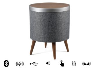 An Image of Koble Zain wireless charging Bluetooth Occassional Table