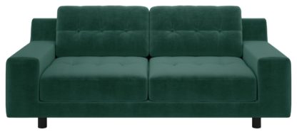 4cddb7ebbaf6fa534e6307a2f9a5967ca609752604dc4a7a16c51f301b9bf5fa.jpg An Image of Habitat Hendricks 2 Seater Fabric Sofa - Orange