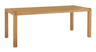 An Image of Habitat Radius Solid Oak 8 Seater Dining Table