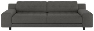 An Image of Habitat Hendricks 4 Seater Wool Sofa - Charcoal