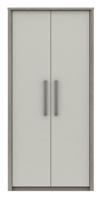 An Image of Grasmere 2 Door Wardrobe - White