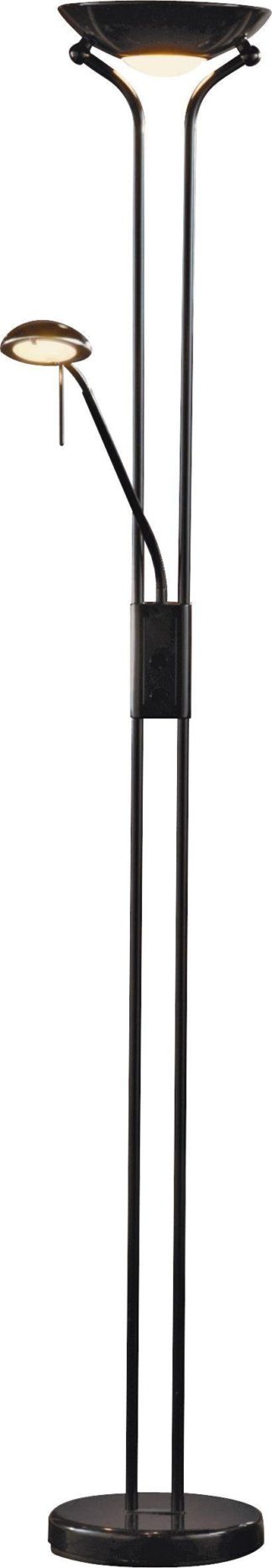 An Image of Argos Home Father & Child Uplighter Floor Lamp - Black