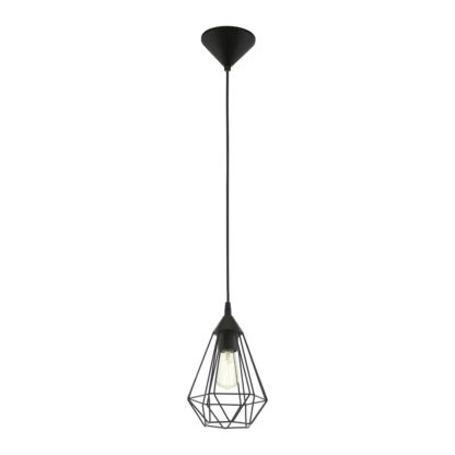 An Image of Eglo Tarbes Pendant Light - Black