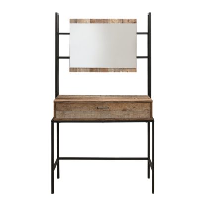 An Image of Urban Rustic Dressing Table Black and Brown