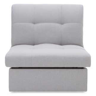 An Image of Grey Rowan Single Sofa Bed Grey