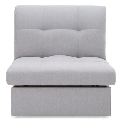 An Image of Grey Rowan Single Sofa Bed Grey
