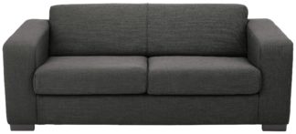 An Image of Habitat New Ava 2 Seater Fabric Sofa Bed - Charcoal