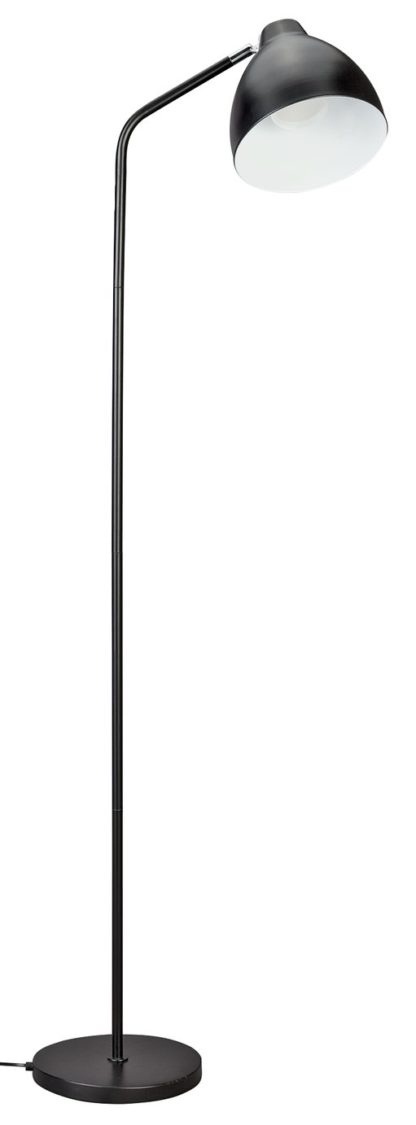 An Image of Argos Home Morlie Floor Lamp - Matt Black