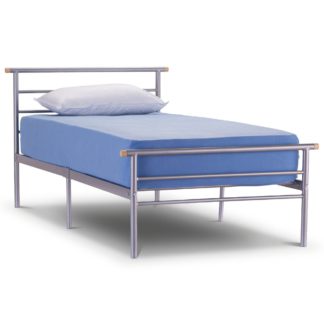 An Image of Orion Bed Frame Silver
