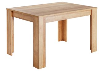 An Image of Habitat Miami 4 Seater Dinner Table - Oak Effect