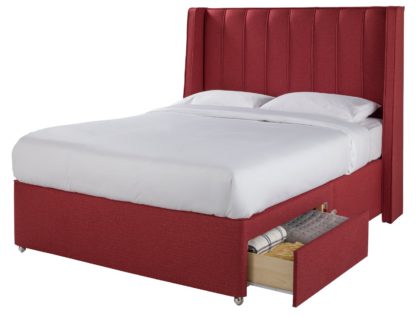 An Image of Sleepeezee 2000 Hybrid 2 Drawer Rose Divan - Double