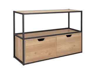 An Image of Habitat Loft Living 2 Drawer TV Unit