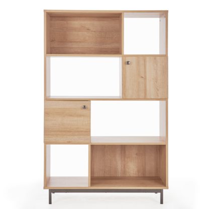 An Image of Fulton Oak Effect Bookcase Brown