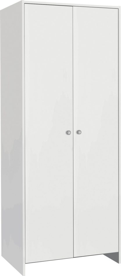 An Image of Argos Home Seville 2 Door Wardrobe - Oak Effect