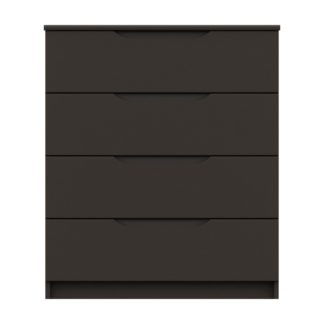 An Image of Legato Graphite 4 Drawer Chest Black