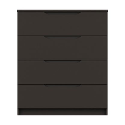 An Image of Legato Graphite 4 Drawer Chest Black