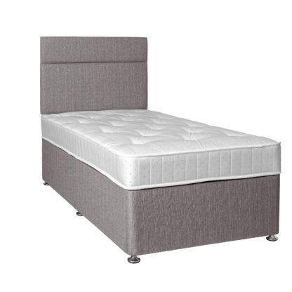 An Image of Argos Home Winslow 600 Pocket Single Divan - Grey