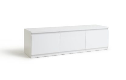 An Image of Habitat Jenson 1 Door 2 Drawer TV Unit - White