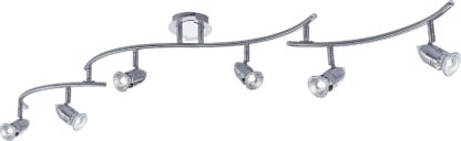 An Image of Argos Home Norton 6 Light Folding Ceiling Bar - Chrome