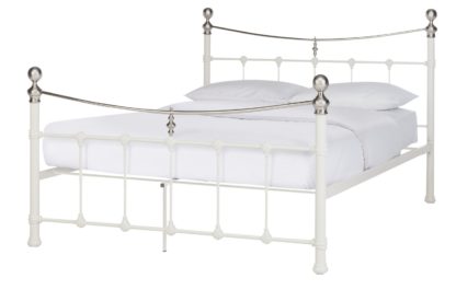 An Image of Argos Home Jayna Kingsize Metal Bed Frame - Black