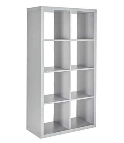 An Image of Habitat Squares Plus 8 Cube Storage Unit - White