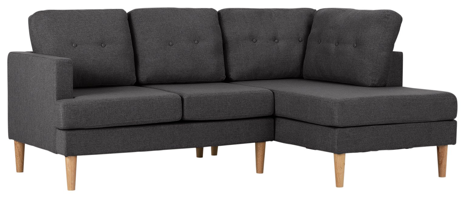 Habitat Joshua Fabric Corner Chaise Sofa