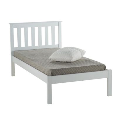 An Image of Denver Low End Bed Frame Blue