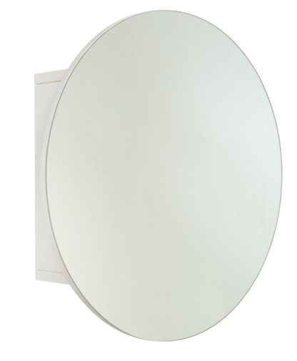 An Image of Argos Home Round Mirrored Wall Cabinet