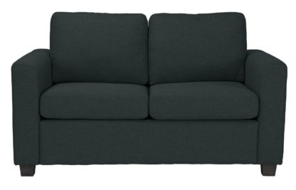 An Image of Habitat Apartment 2 Seater Fabric Sofa Bed - Navy