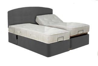 An Image of MiBed Berrington Adjustable Kingsize Bed Frame with Guard