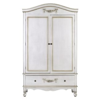 An Image of Toulouse Silver Double Wardrobe Silver