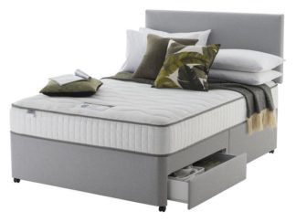 An Image of Silentnight Middleton 800 PKT Memory 2DRW Grey Small DBL