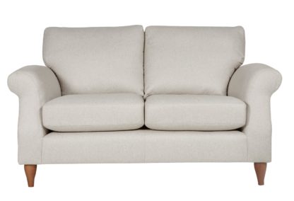 An Image of Habitat Bude 2 Seater Fabric Sofa - Cream