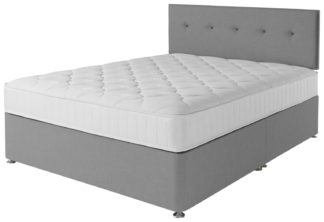 An Image of Argos Home Dalham 800 Pocket Memory Grey Divan - Kingsize