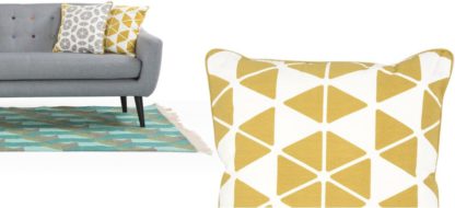 681ae82fb9f5565a01dcdffe0af559dc0476d2d75bbed6922c2c85557f784bd4.jpg An Image of Trio Cushion 45 x 45cm, Mustard