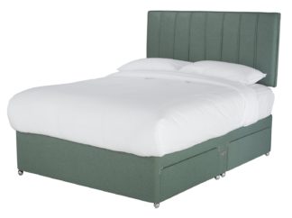 An Image of Sleepeezee Gel 1000 4 Drawer Kingsize Divan Set - Mint