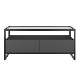 An Image of Dillon Black TV Unit Black