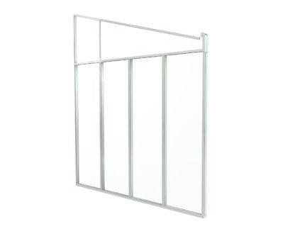 6a1ed6b4926e650c9c43be9e98fabb2cf8f5a06a5a31e17c4b24f13d46efc6c9.jpg An Image of Palram Sierra 3m Patio Cover Side - White
