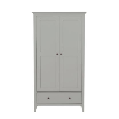 An Image of Lynton Grey Gents Wardrobe Grey